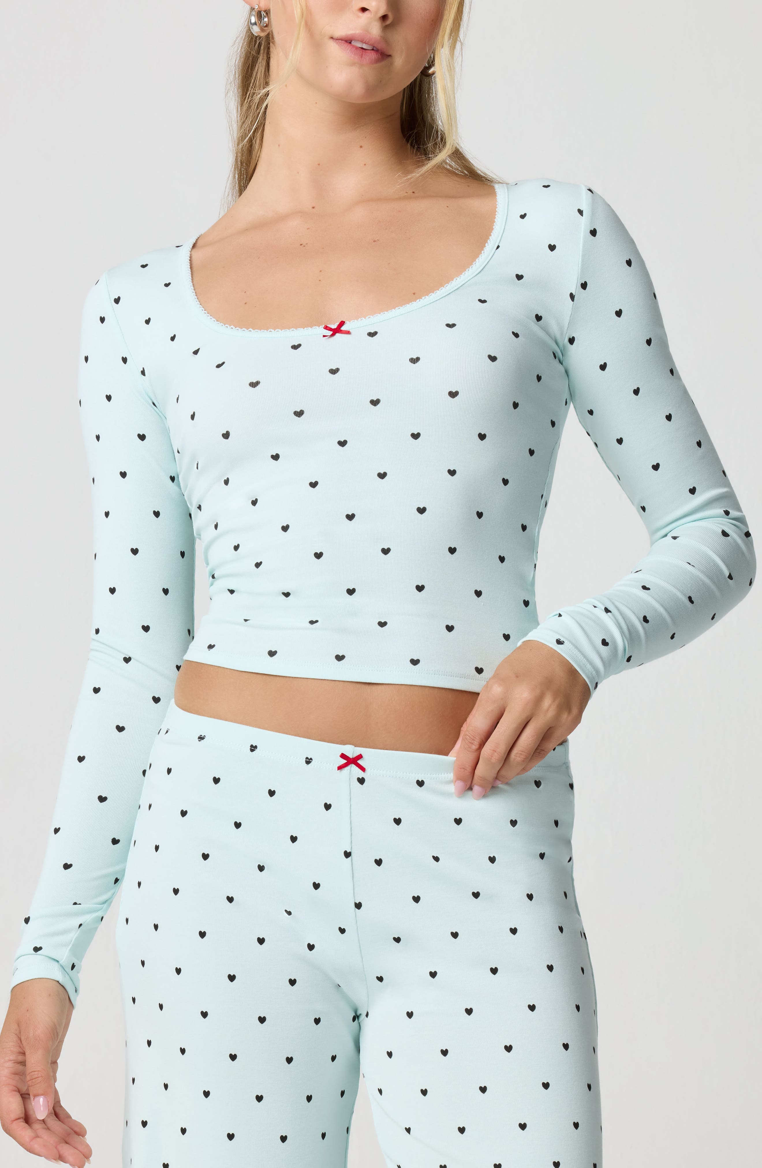 CRYSTAL BLUE POLKA DOT