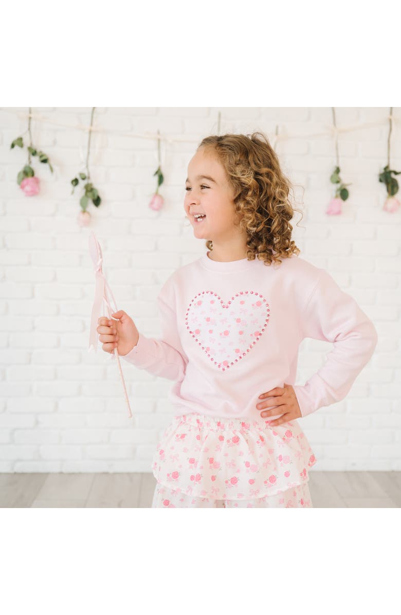 Sweet Wink Scalloped Glitter Heart Wand, Alternate, color, Pink