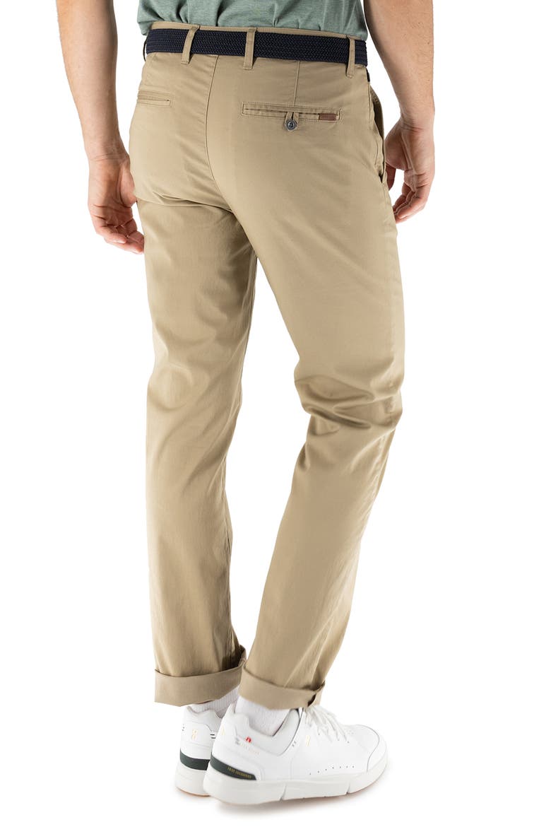 Maneuver Slim Straight Leg Performance Twill Pants, Alternate, color, MEDIUM BEIGE/ KHAKI