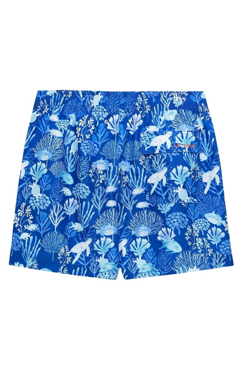 Le Club Resortwear Men's 7-Inch Le Club Swim Trunks for Ultimate Comfort and Style, Alternate, color, Light Blue