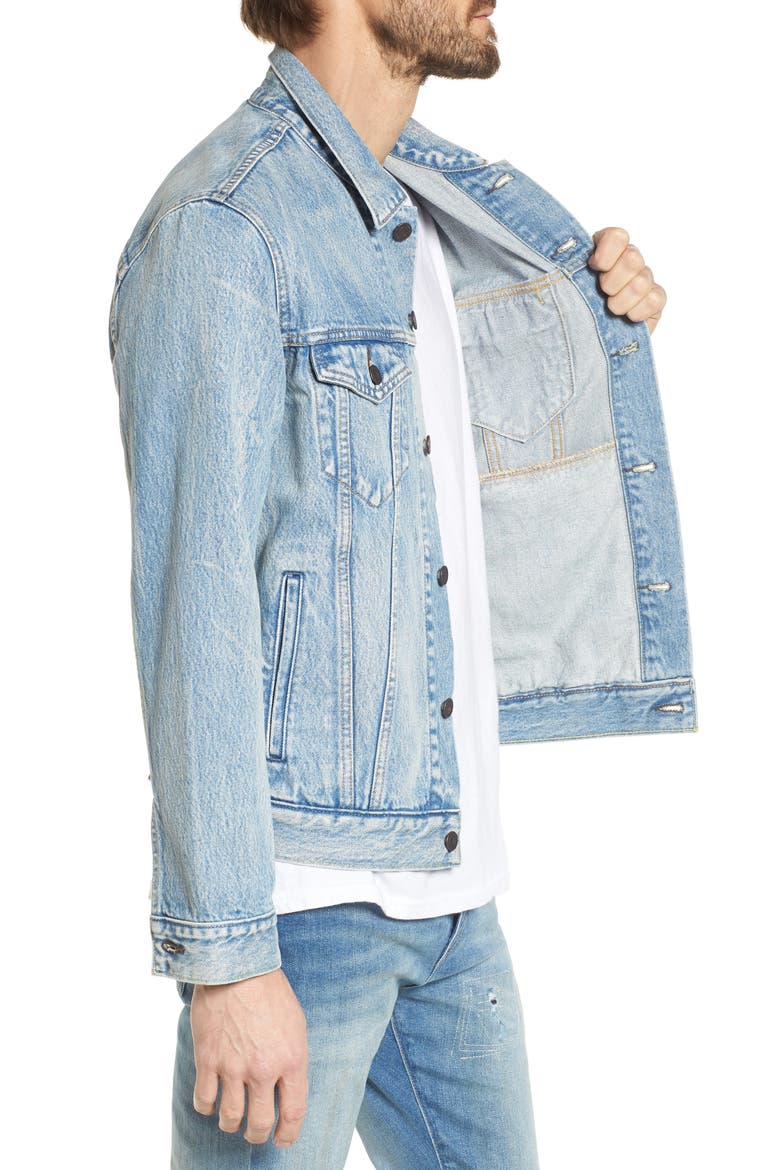 Levi's® Trucker Denim Jacket, Alternate, color, ROLLED UP DOLLAR
