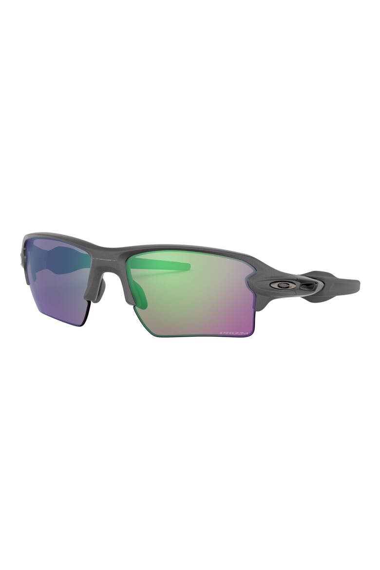 Flak 2.0 XL 59mm Polarized Sunglasses, Alternate, color, STEEL/ PRIZM ROAD JADE