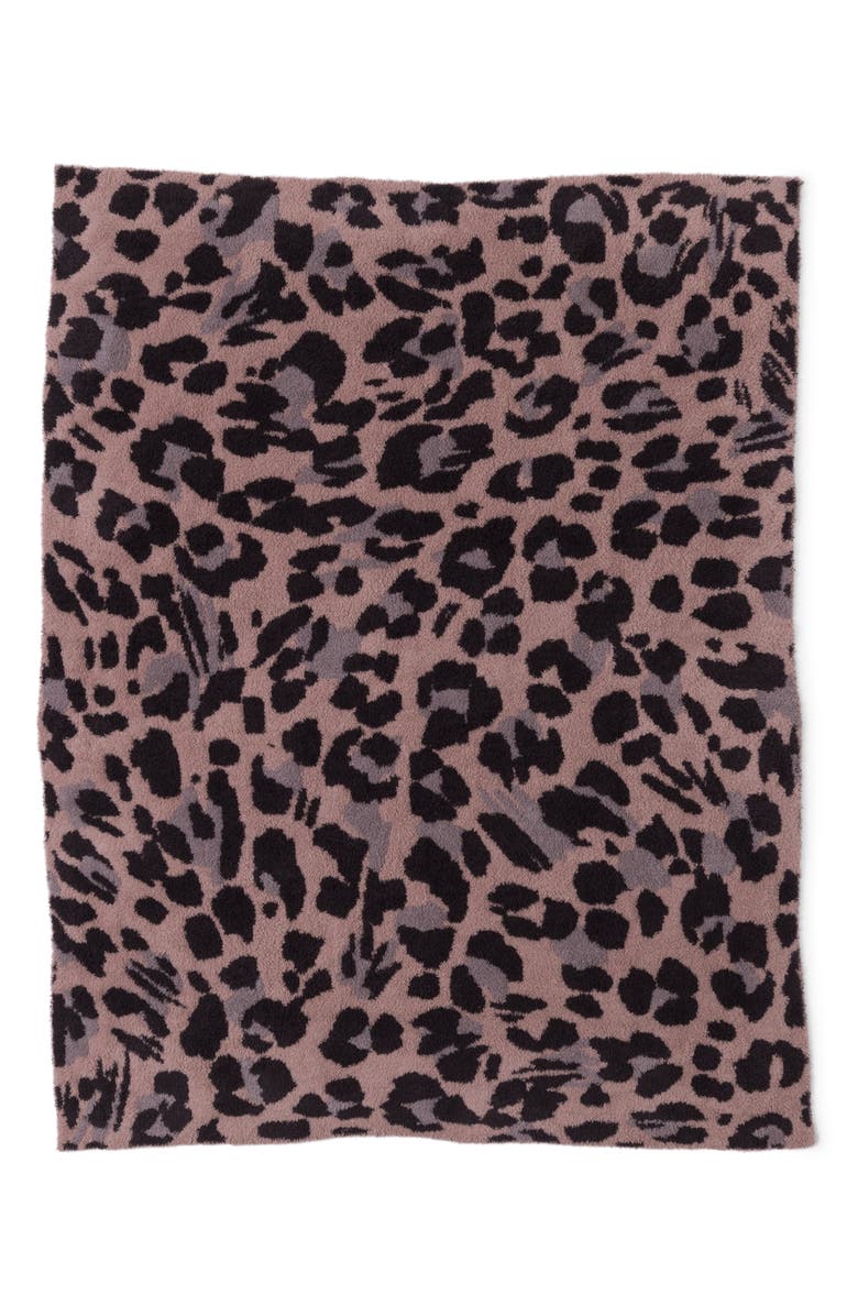 Barefoot Dreams<sup>®</sup> CozyChic<sup>®</sup> Exploded Leopard Throw Blanket, Alternate, color, Deep Willow Multi