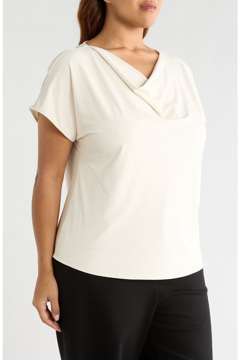 Ensley Cowl Neck Top, Alternate, color, MACADAMIA