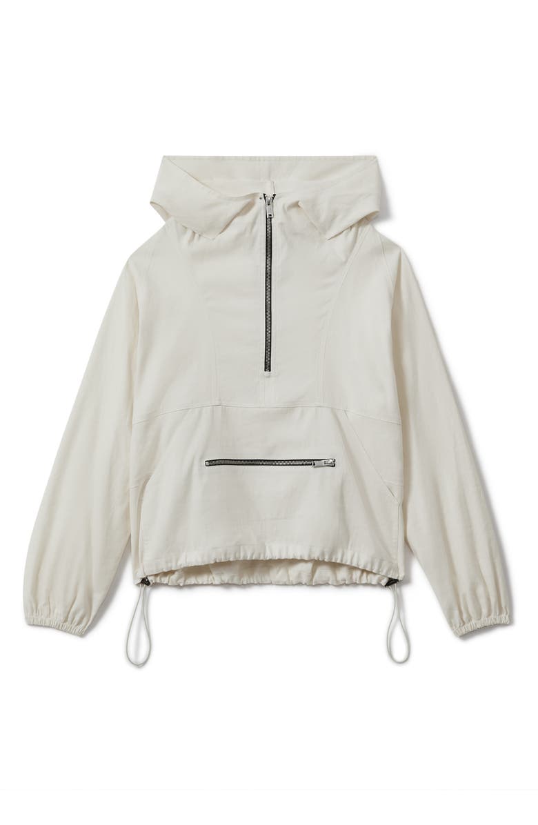 Reiss Atelier Victoria Hooded Linen Blend Pullover, Alternate, color,