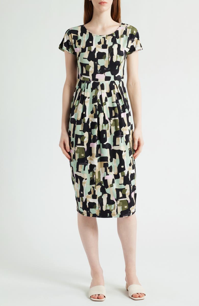 Masai Copenhagen Olnia Print Jersey Dress, Main, color, 