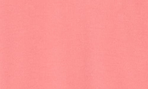 1.state Balloon Sleeve Mixed Media Top In Peach Blossom