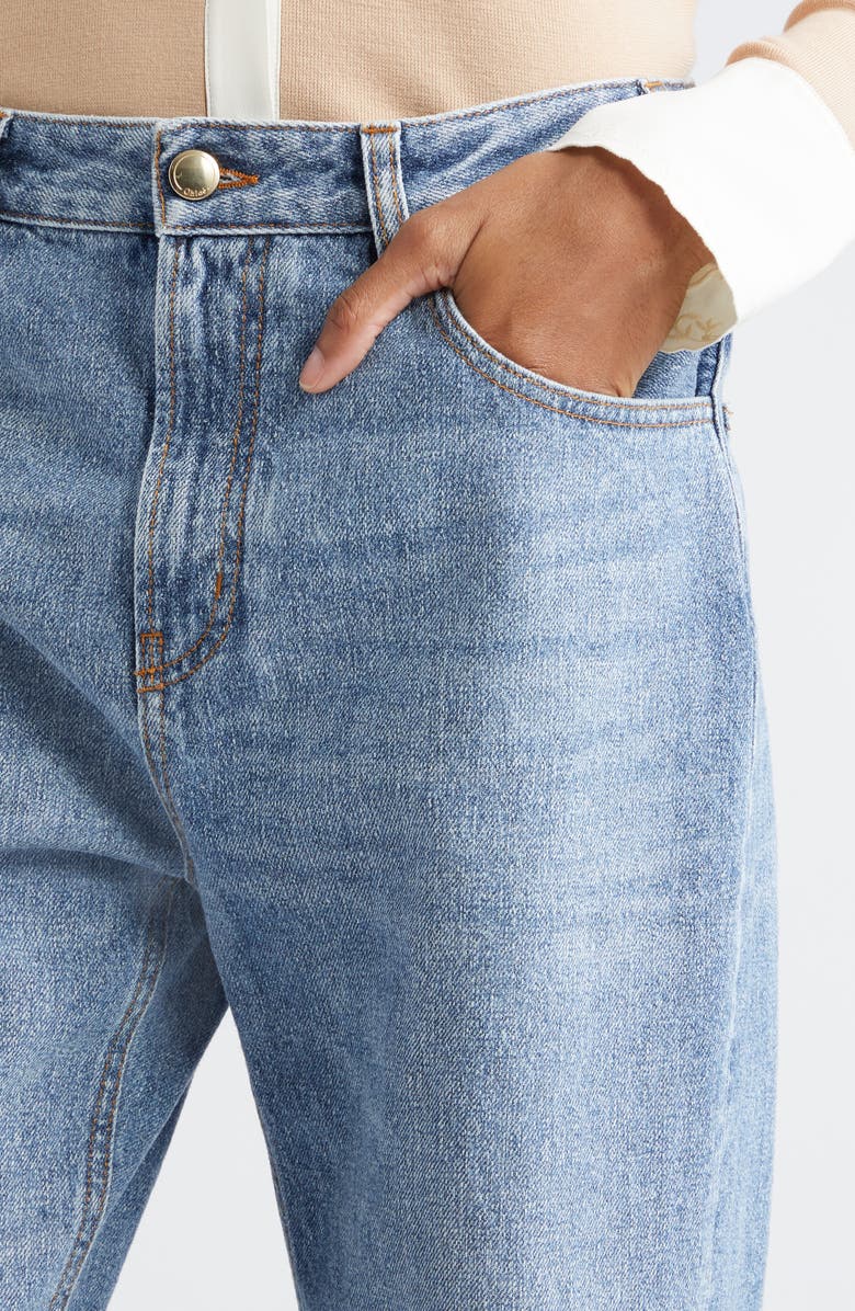 Chloé High Waist Flare Leg Jeans, Alternate, color,