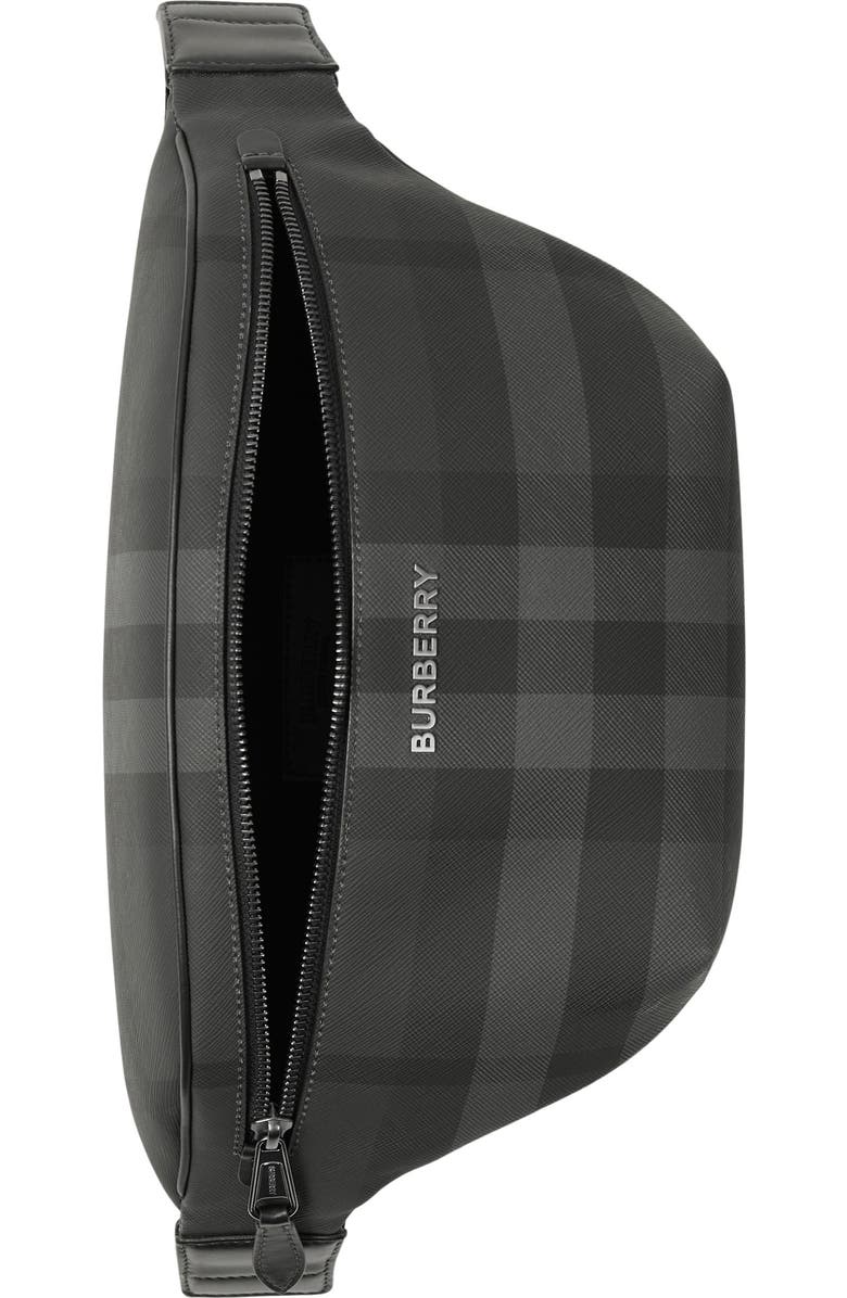 Burberry Cason Belt Bag, Alternate, color, Charcoal