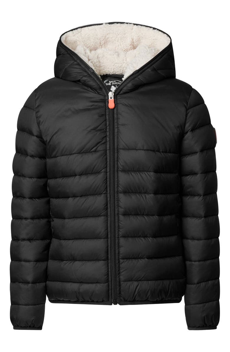 Save The Duck Kids' Leci Puffer Jacket, Main, color, Black