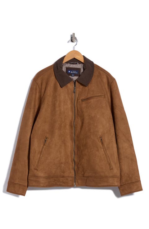 Faux Suede Jacket