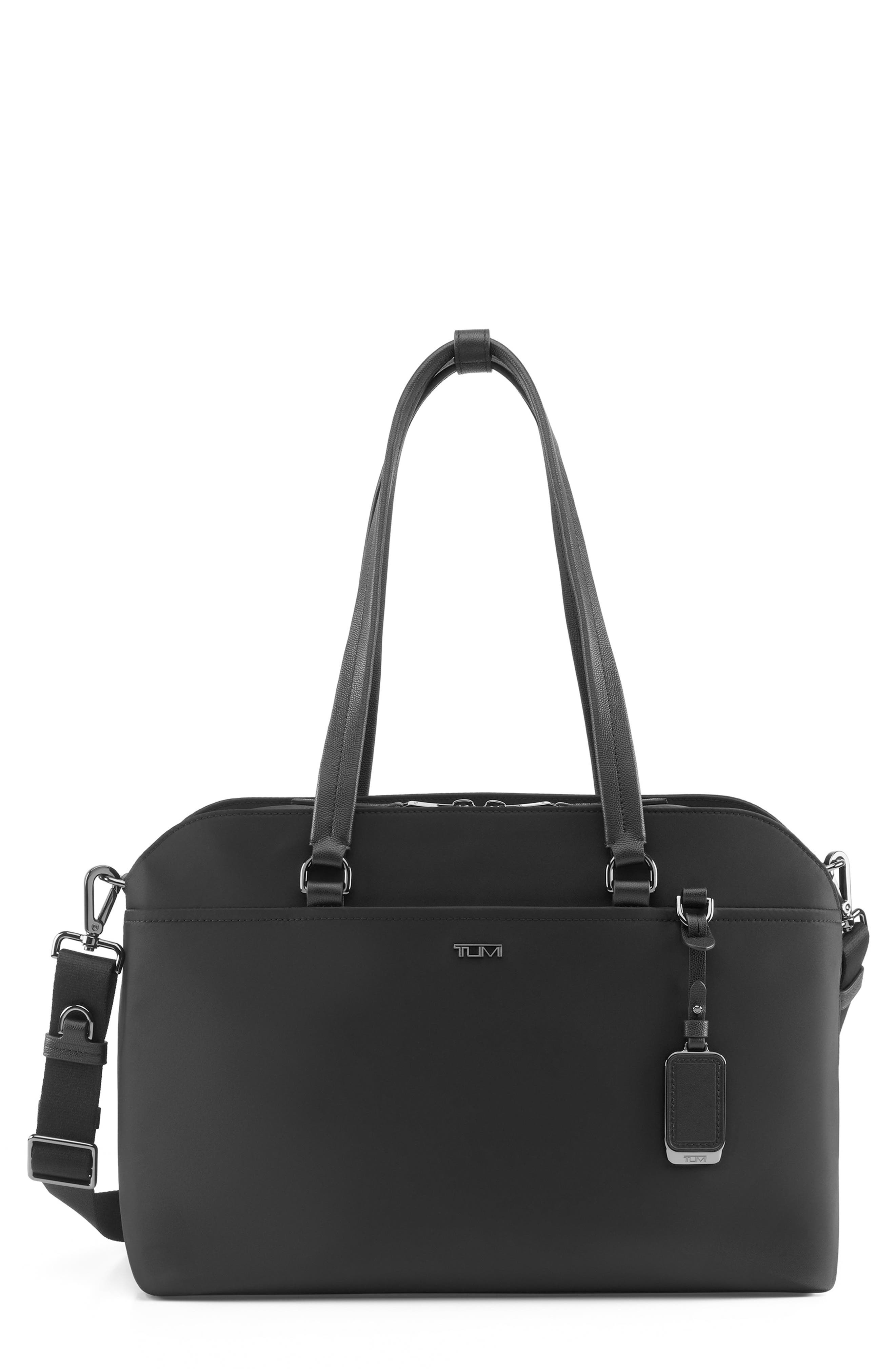 Montclair Boarding Tote, Main, color, BLACK/ GUNMETAL