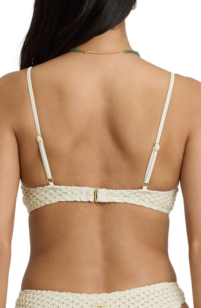 Billabong Twisted Tides Bikini Top, Alternate, color, White Cap
