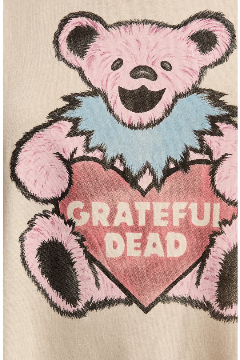 Grateful Dead Valentine Bear Cotton Graphic T-Shirt, Alternate, color, EGGNOG