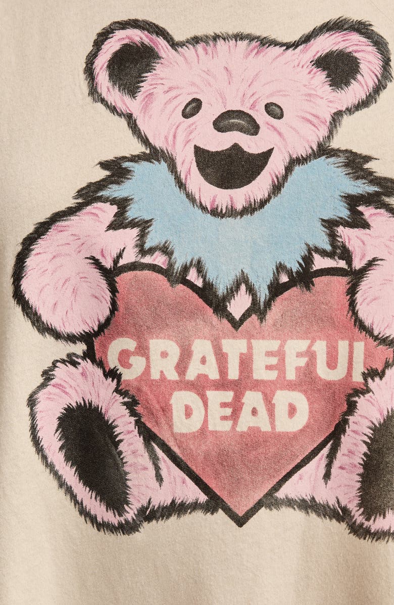Lucky Brand Grateful Dead Valentine Bear Cotton Graphic T-Shirt, Alternate, color, Eggnog