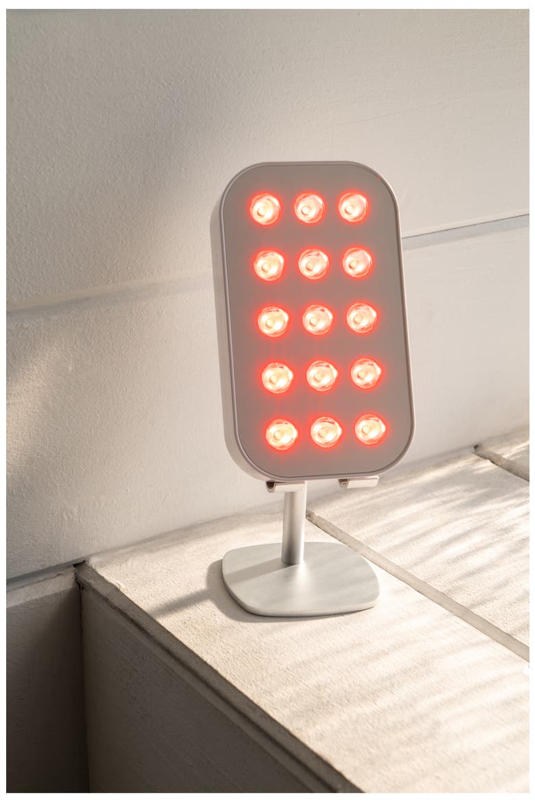 Red Light Lamp Stand, Alternate, color, SILVER
