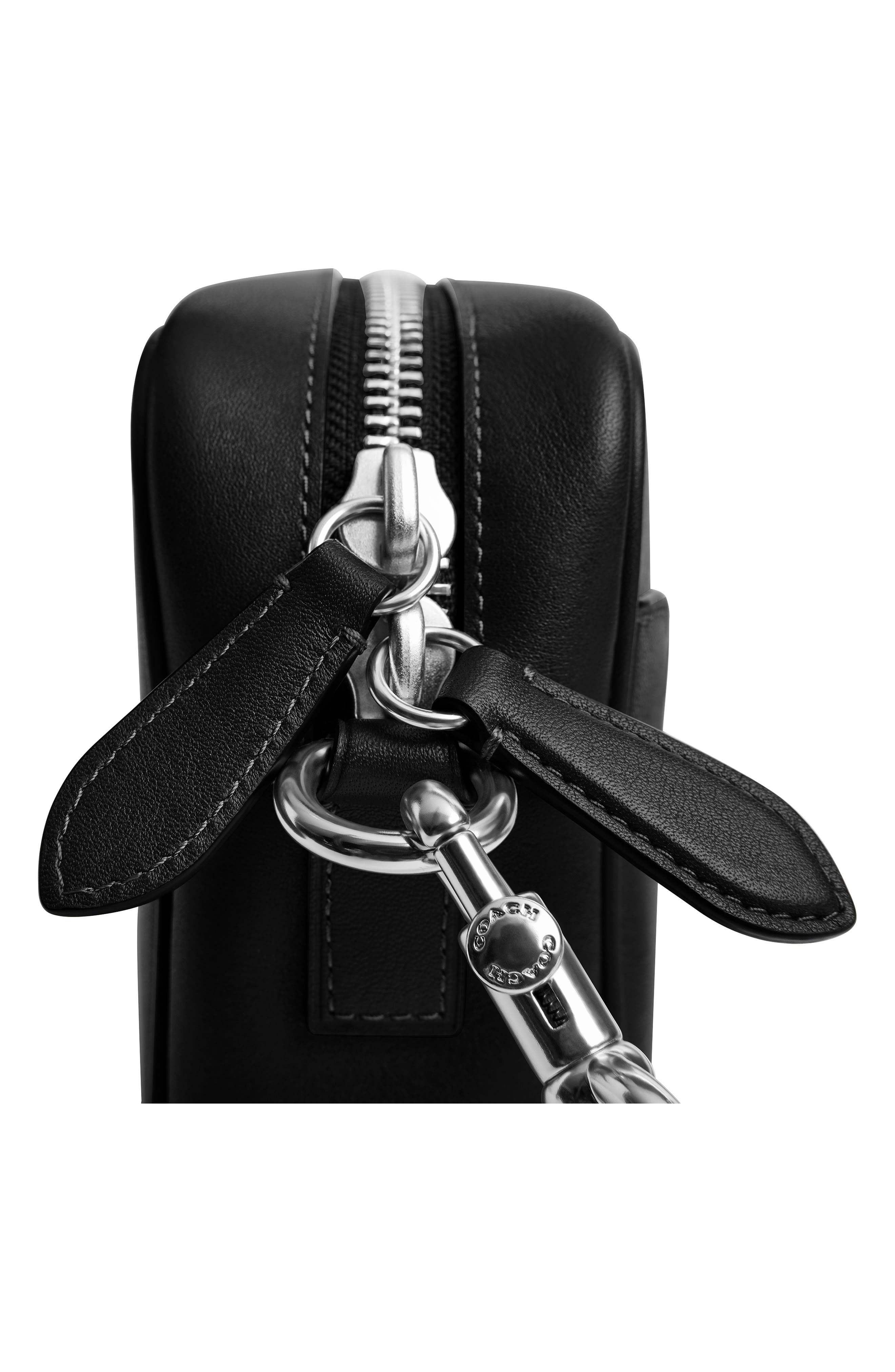 COACH Radio Camera Bag, Alternate, color, Black