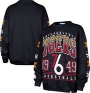 '47 Women's '47 Navy Philadelphia 76ers 2025/26 City Edition Go Big Oversized Sweatshirt
