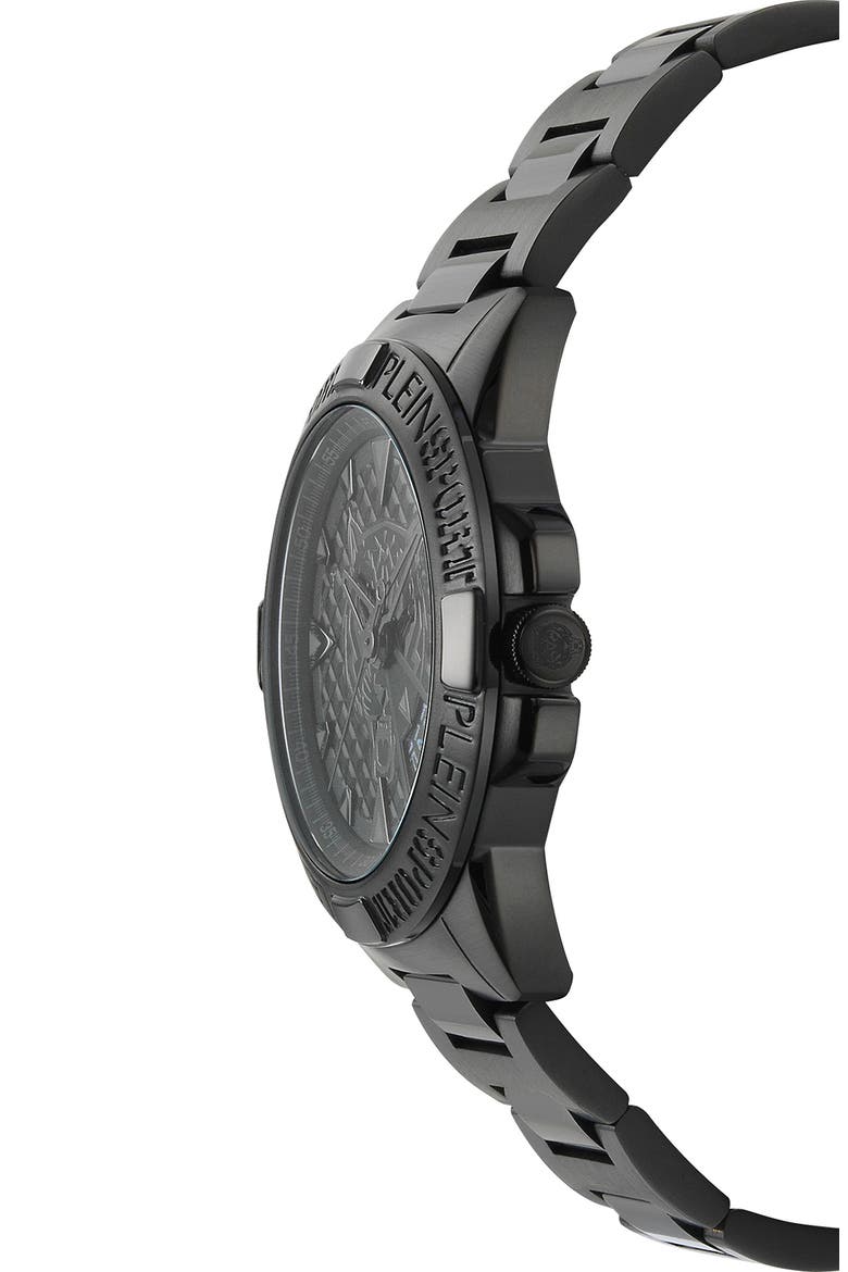 Touchdown Bracelet Watch, 44mm, Alternate, color, BLACK