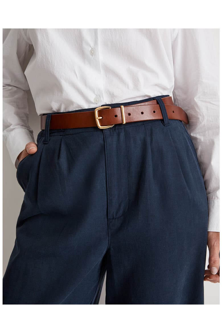 The Essential Leather Belt, Alternate, color, WARM CINNAMON