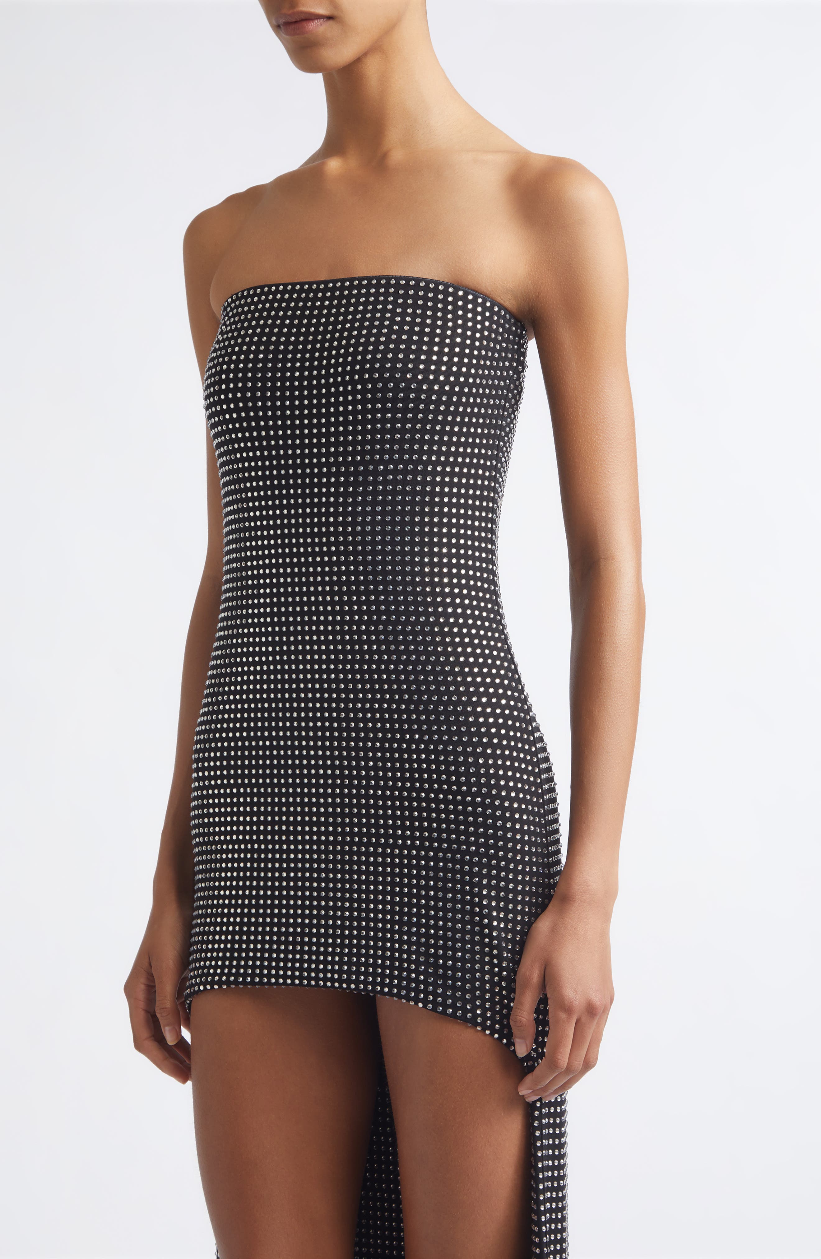 Alexander Wang Strapless High-Low Bodycon Dress (Women) | Nordstrom