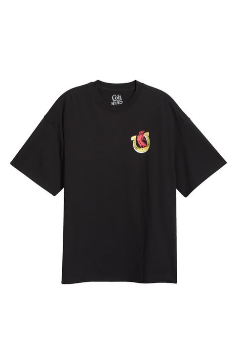 Colt 45 Everytime Oversized Graphic Cotton T-Shirt