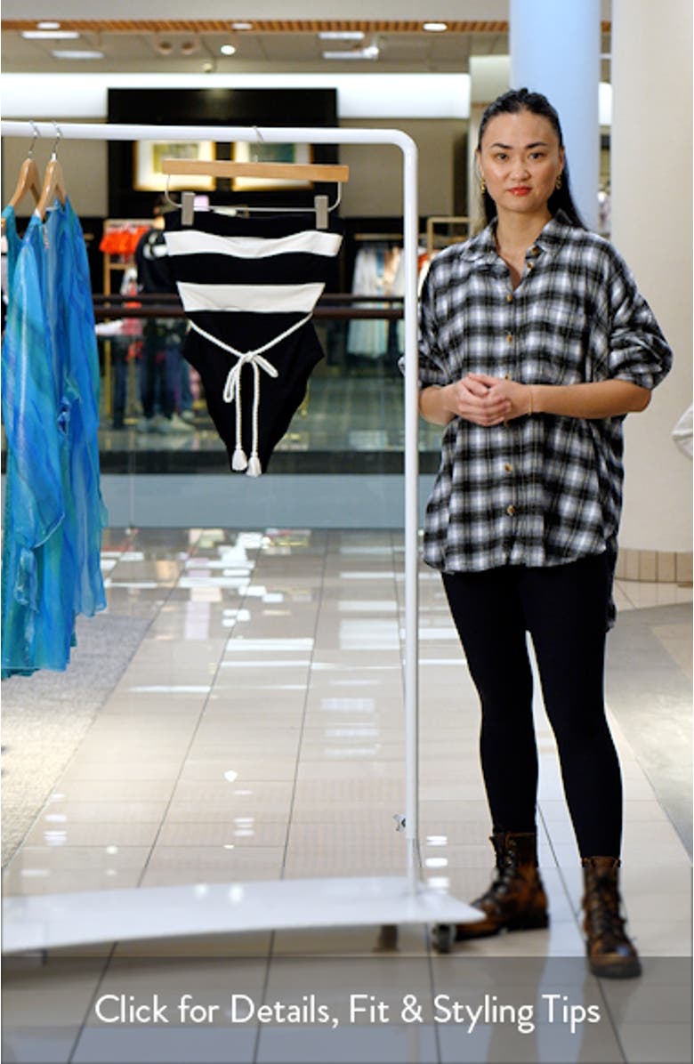 Babe Stripe One-Piece Swimsuit, sales video thumbnail