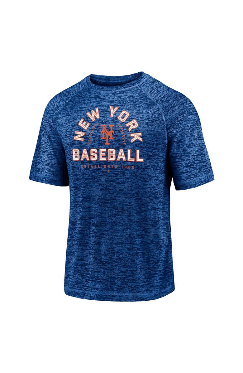 FANATICS Men's Fanatics Royal New York Mets Line Up Primary Threat Striated T-Shirt, Alternate, color, Royal