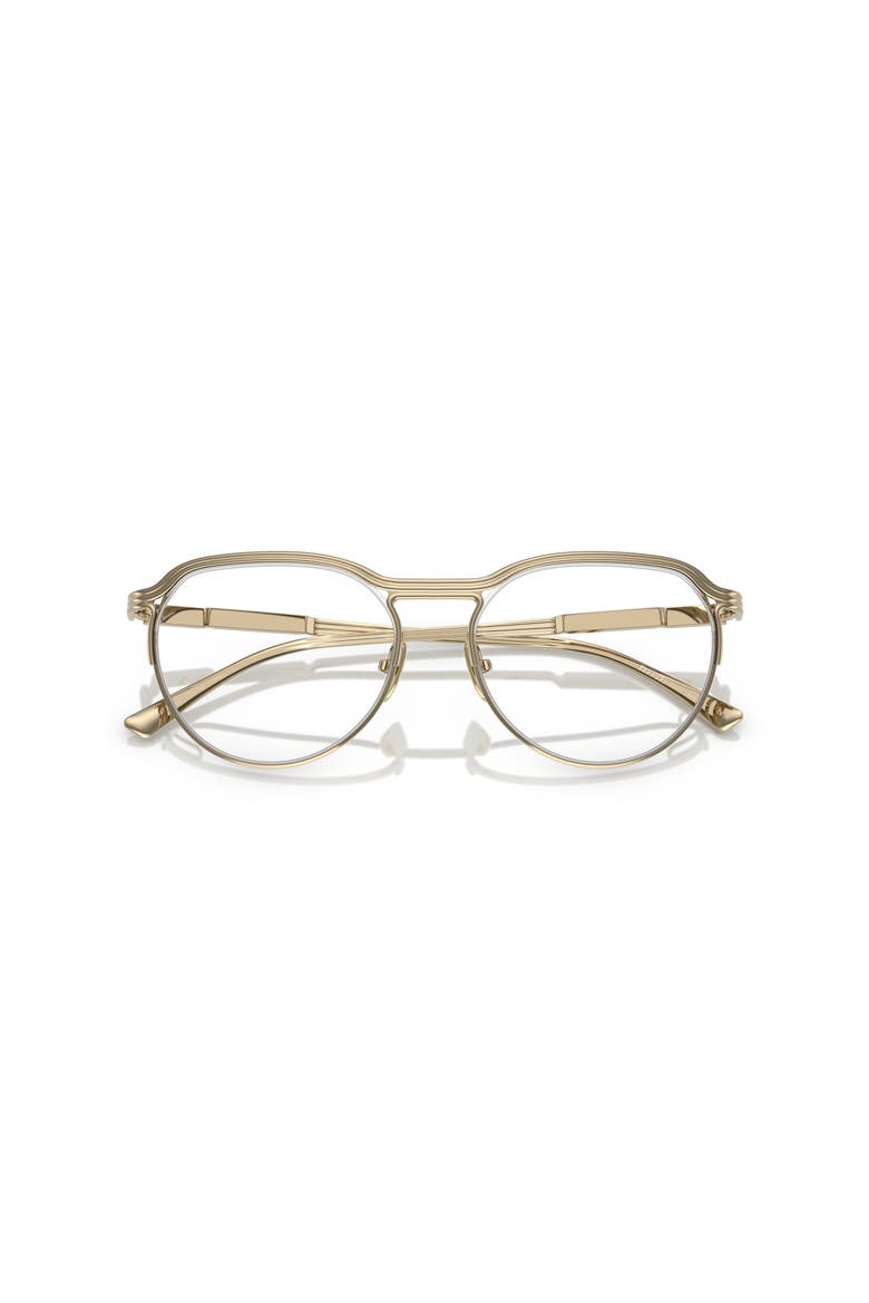 55mm Oval optical glasses, Alternate, color, Gold