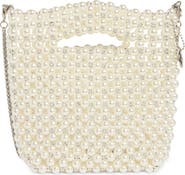 Dolce Vita Slouchy Faux Pearl Shoulder Bag