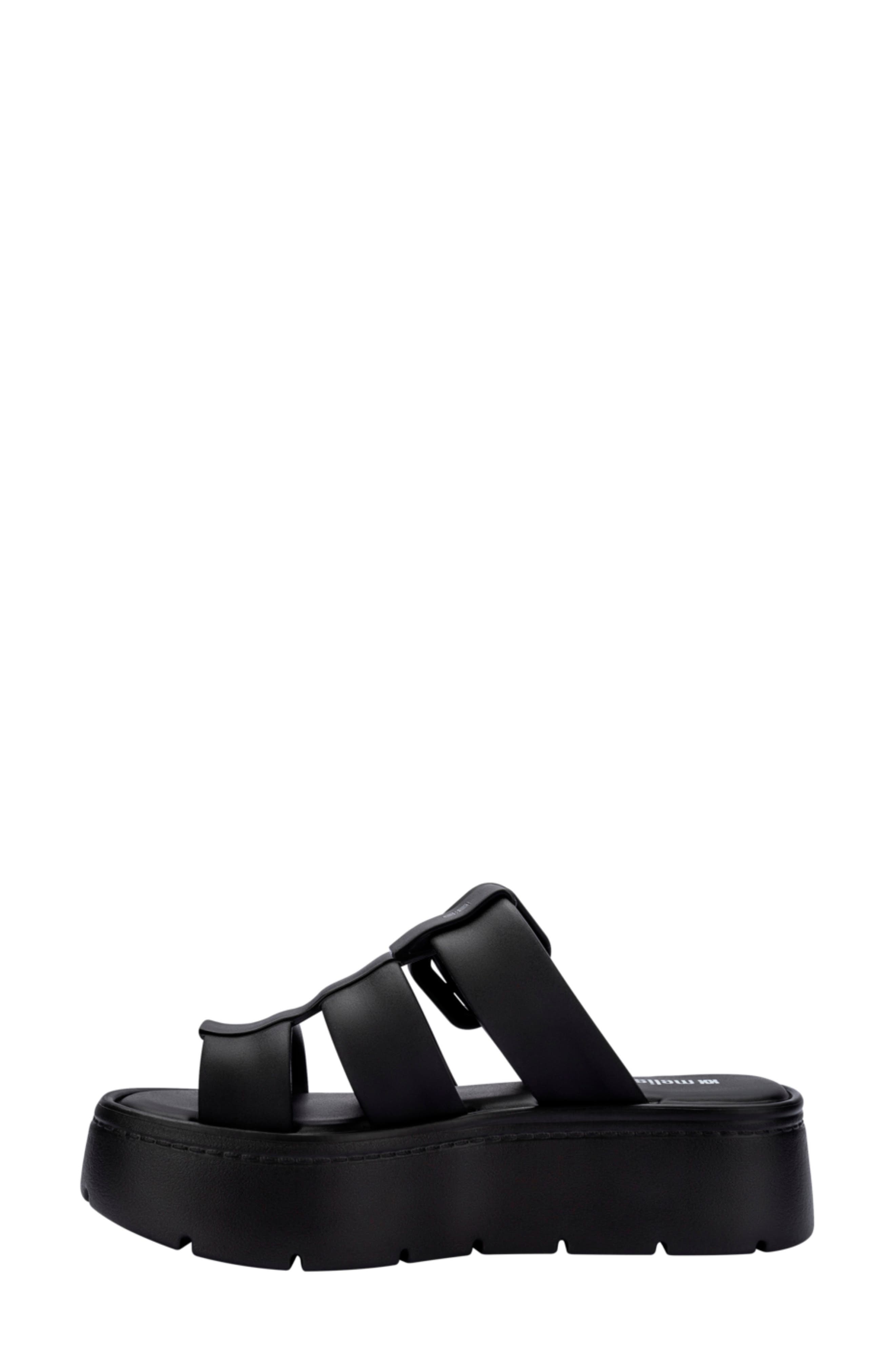 Melissa Pump Platform Sandal, Alternate, color, Black