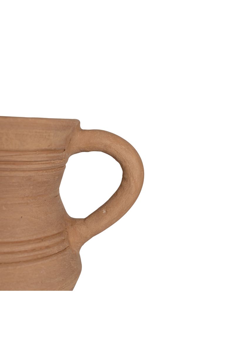 Foreside Home and Garden Natural Terracotta Pitcher, Alternate, color, Orange