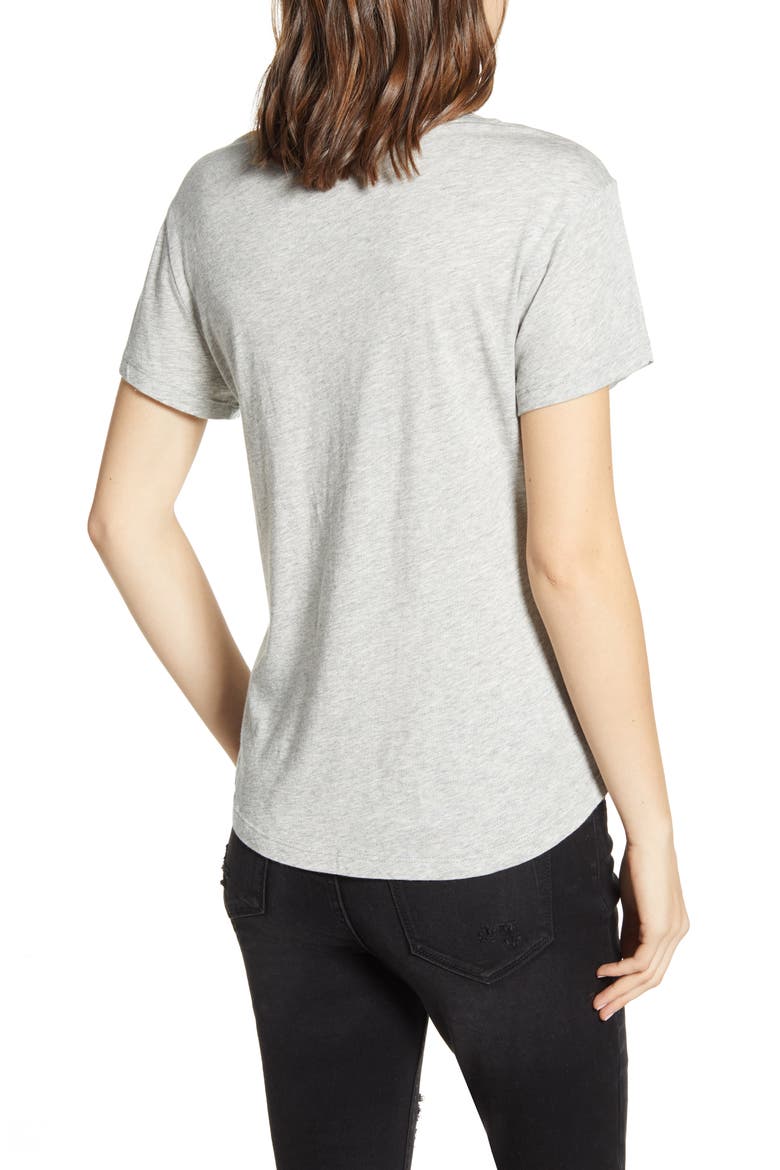 Abbie Crewneck T-Shirt, Alternate, color, HEATHER GREY