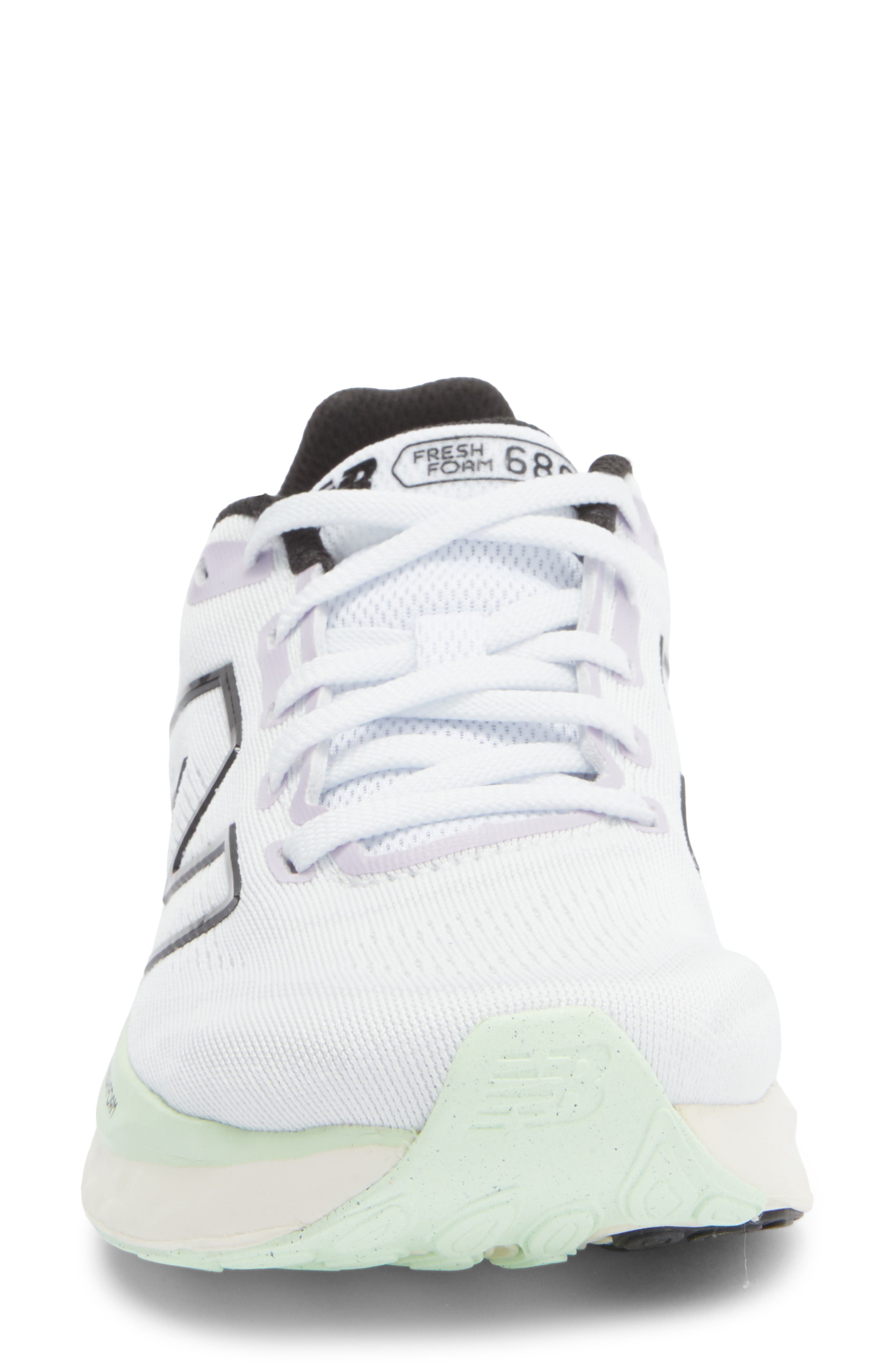 New Balance 680 Running Shoe, Alternate, color, White/ Grey Matter