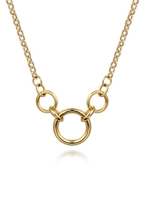 Bujukan Hollow Tube Link Necklace