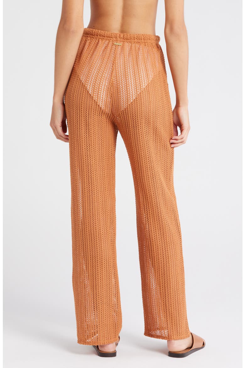 Largo Beach Cover-Up Pants, Alternate, color, TOFFEE