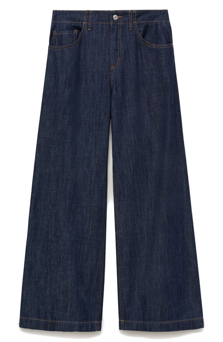 MANGO Wide Leg Jeans, Alternate, color,