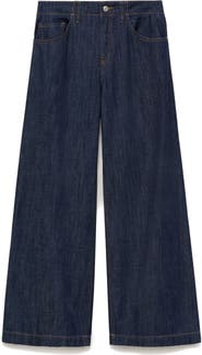 Sacai Mixed Media Denim & Tweed Top | Nordstrom