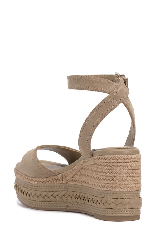 Vince Camuto Women's Lilla Espadrille Wedge Sandals In Tortilla Suede