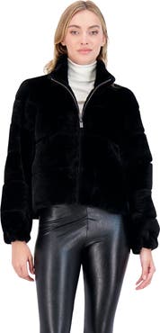 GORSKI Genuine Shearling Horizontal Zip Jacket