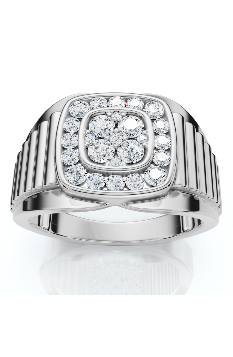 Bliss Diamond 1/2Ct Men's Everett Diamond Wedding Ring 10k Gold Anniversary Band Lab Grown, Main, color,