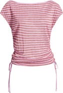 BDG Urban Outfitters Bailey Striped Ruched Top