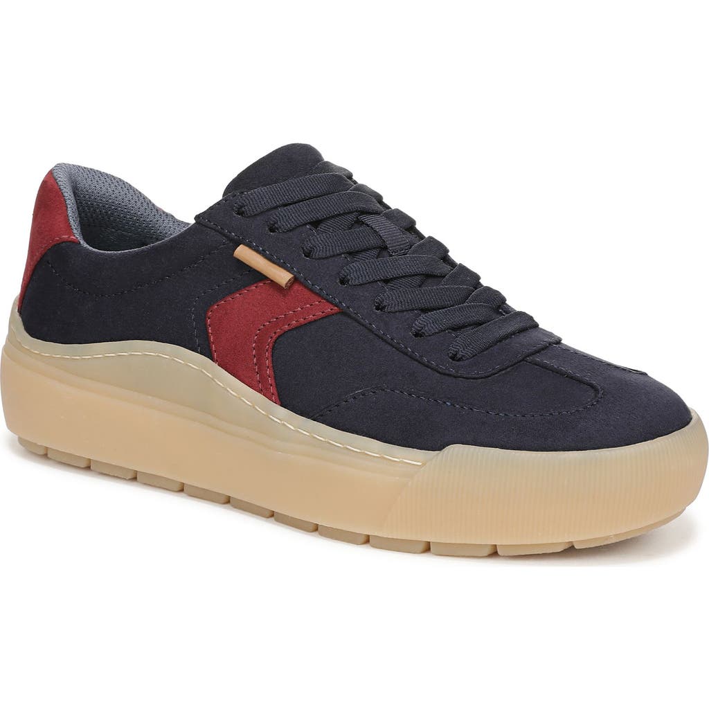 Dr. Scholl's Time Off Win Low Top Sneaker In Blue