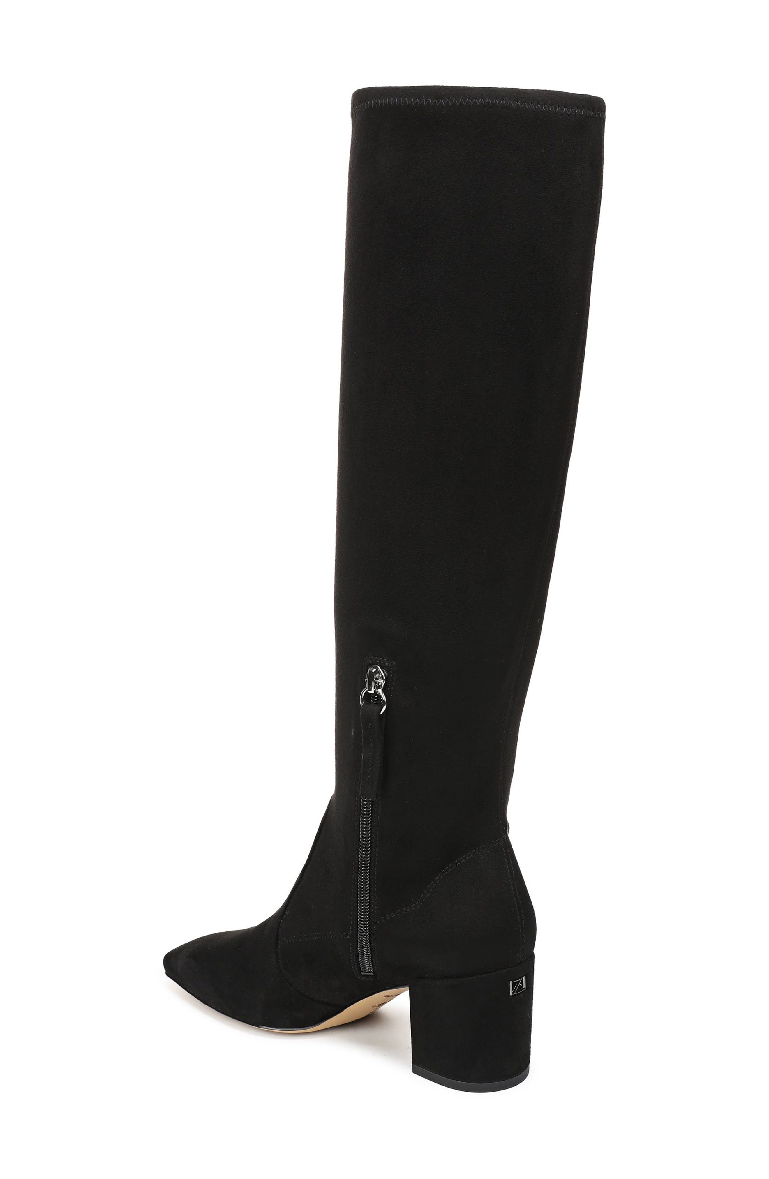 Flexa Blix Knee High Boot, Alternate, color, BLACK