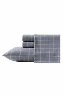 Eddie Bauer Great Plains Plaid Print Flannel Sheet Set