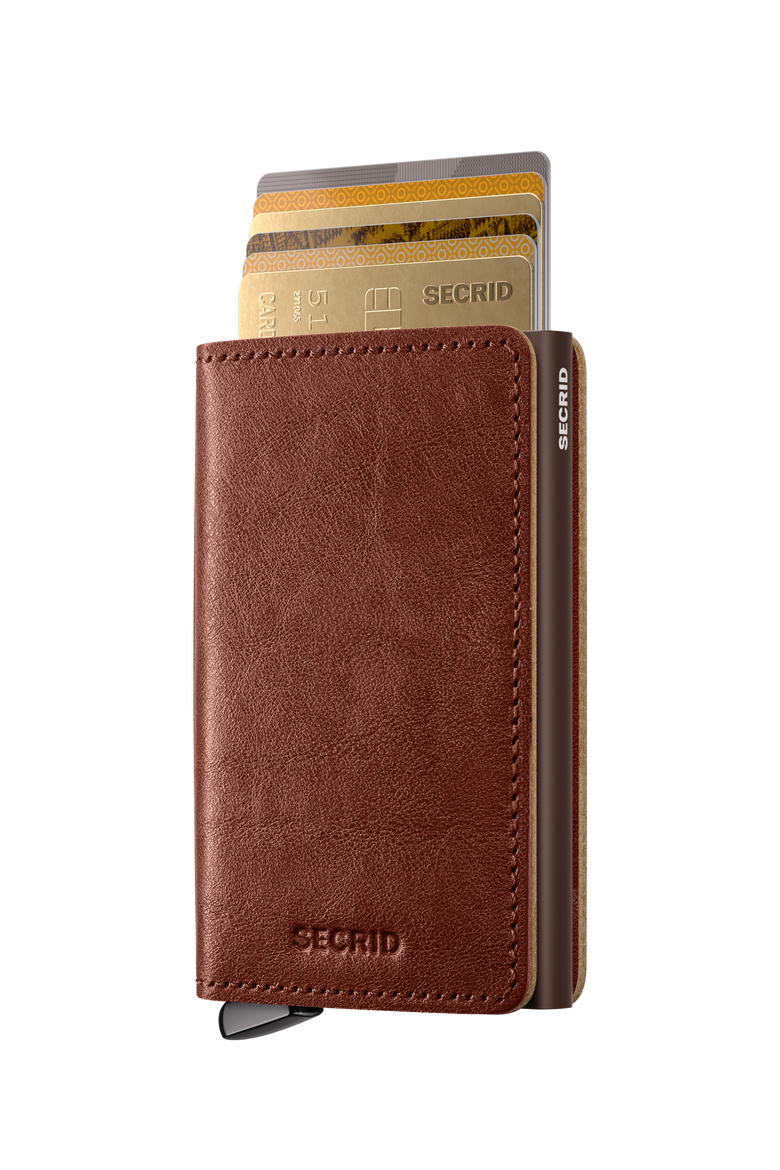 Premium Slimwallet+ Basco, Alternate, color, Whiskey