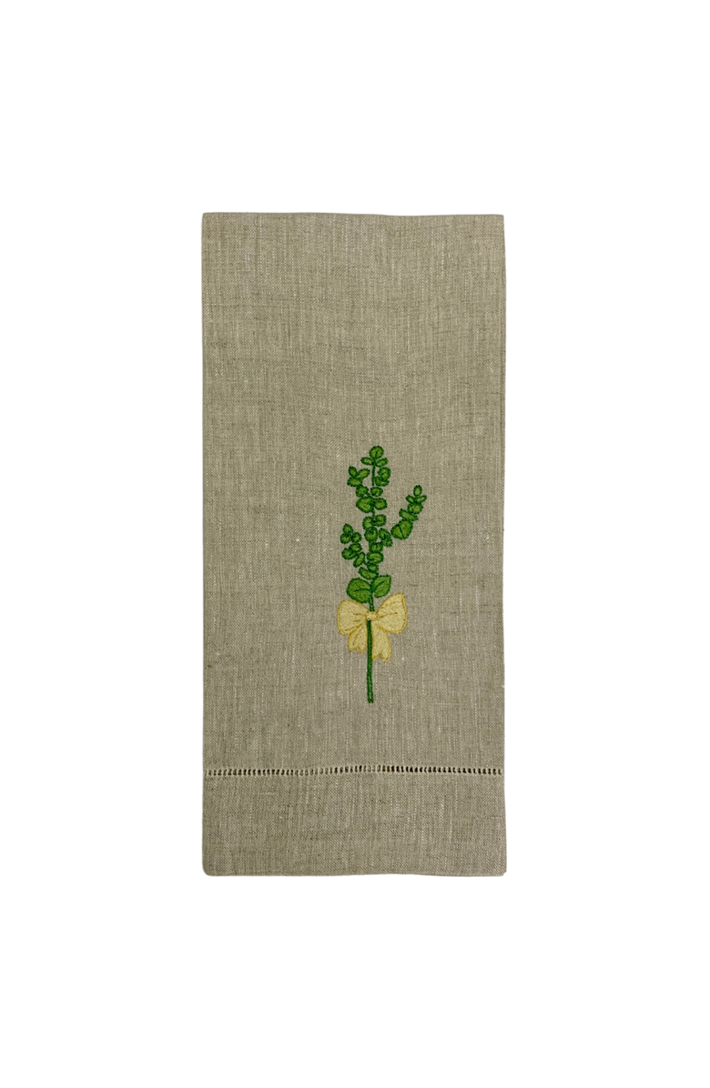 Maison d'Haiti Eucalyptus Tea Towels, Main, color, Beige