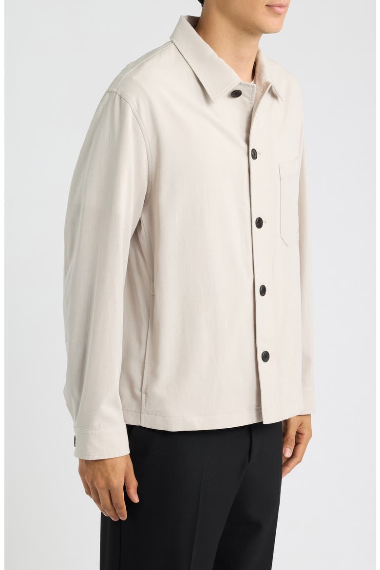 Performance Shirt Jacket, Alternate, color, SILVER CLOUD