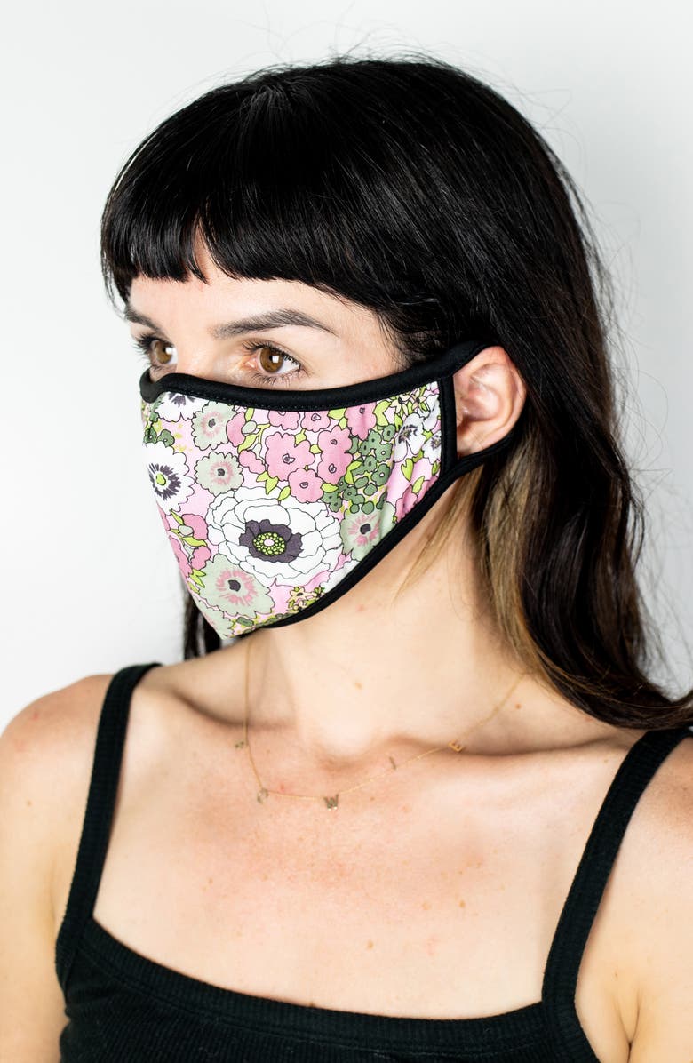 Modern American Posy 2-Pack Adult Face Masks, Alternate, color, 