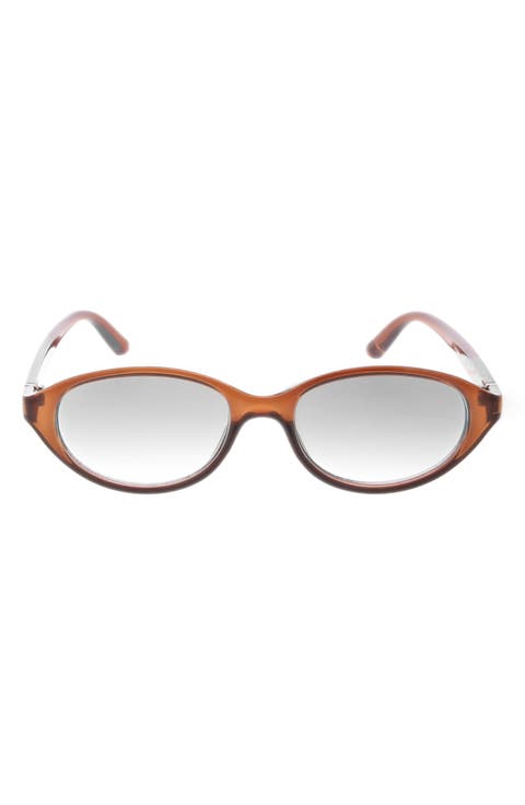 51mm Slim Oval Sunglasses